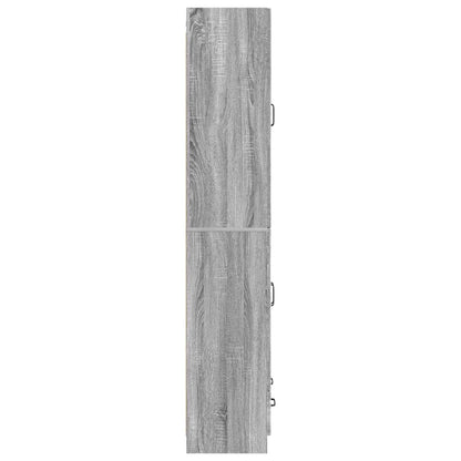 Kastenset 2 st Grijs Sonoma Bewerkt hout