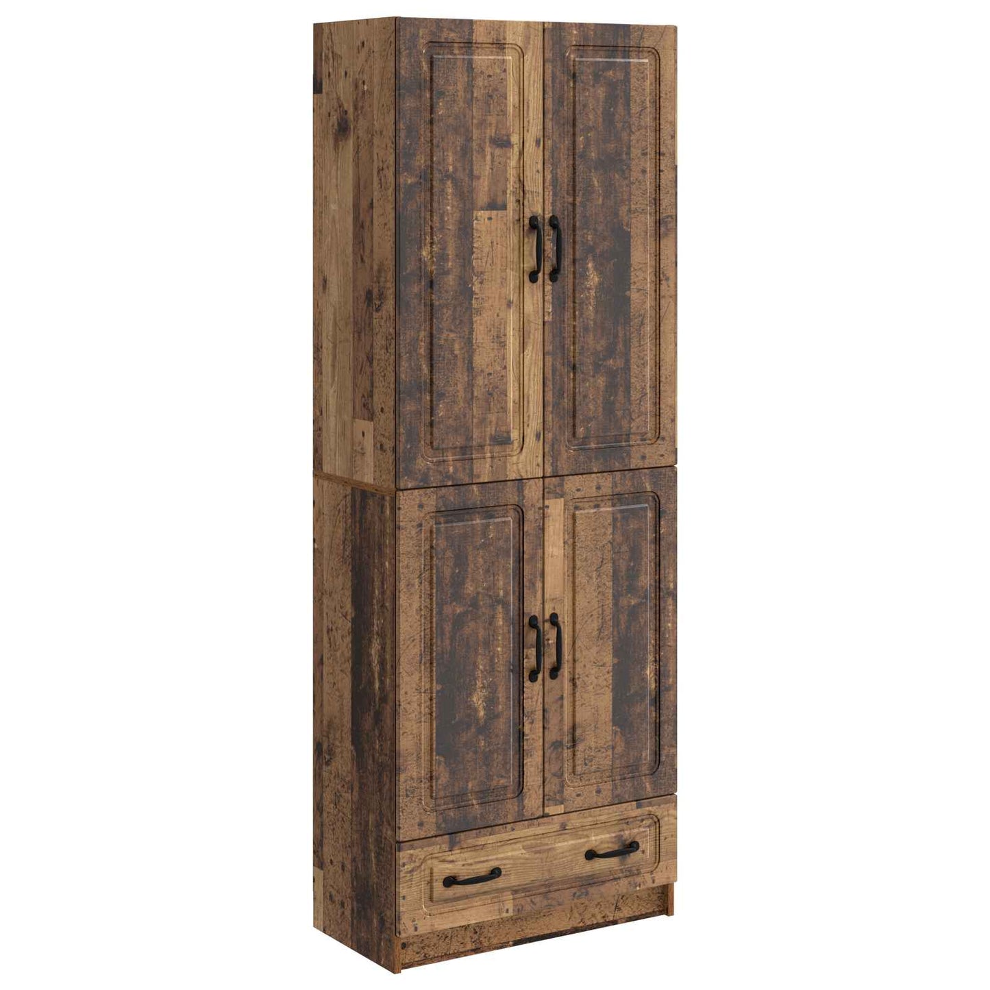 Kastenset 2 st Oud hout Bewerkt hout
