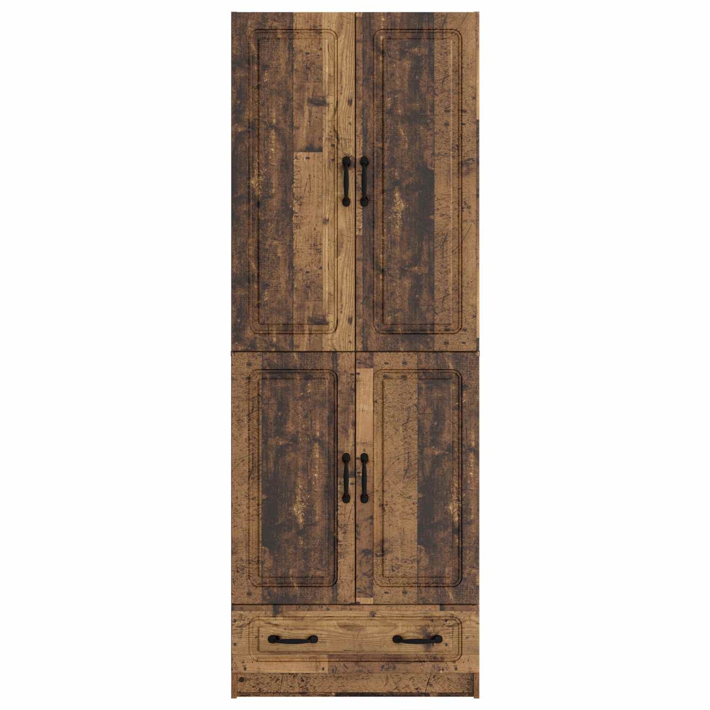 Kastenset 2 st Oud hout Bewerkt hout