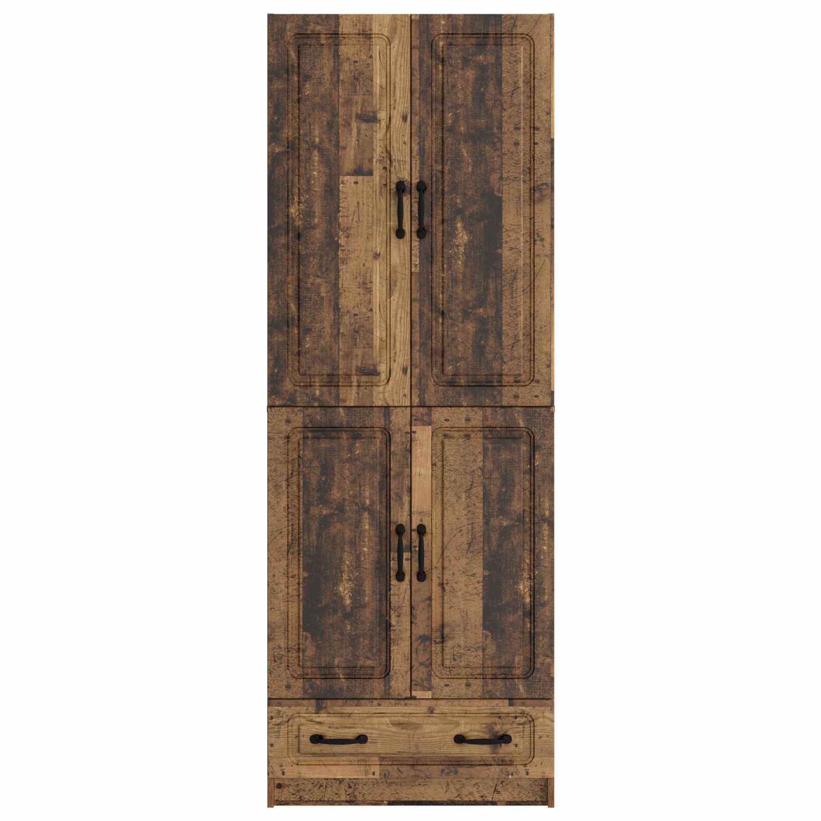 Kastenset 2 st Oud hout Bewerkt hout
