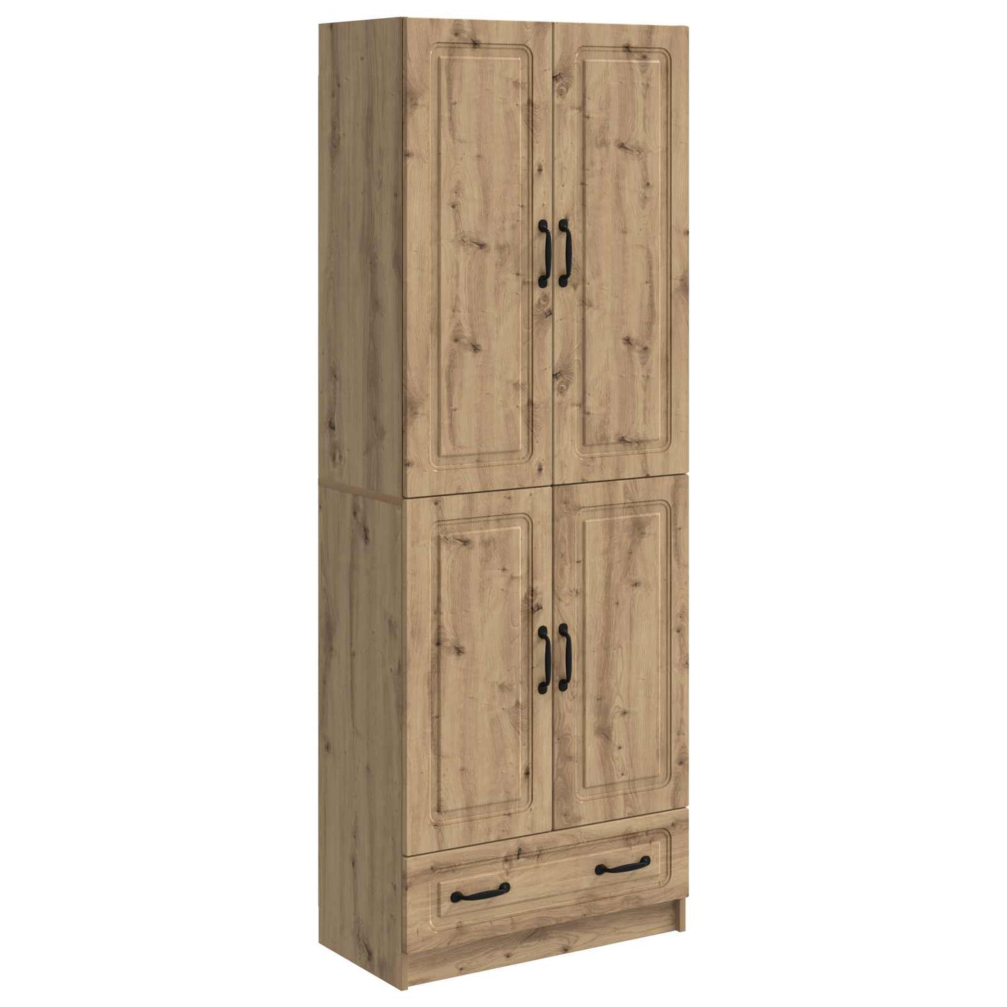 Kastenset 2 st Artisanaal eiken Bewerkt hout