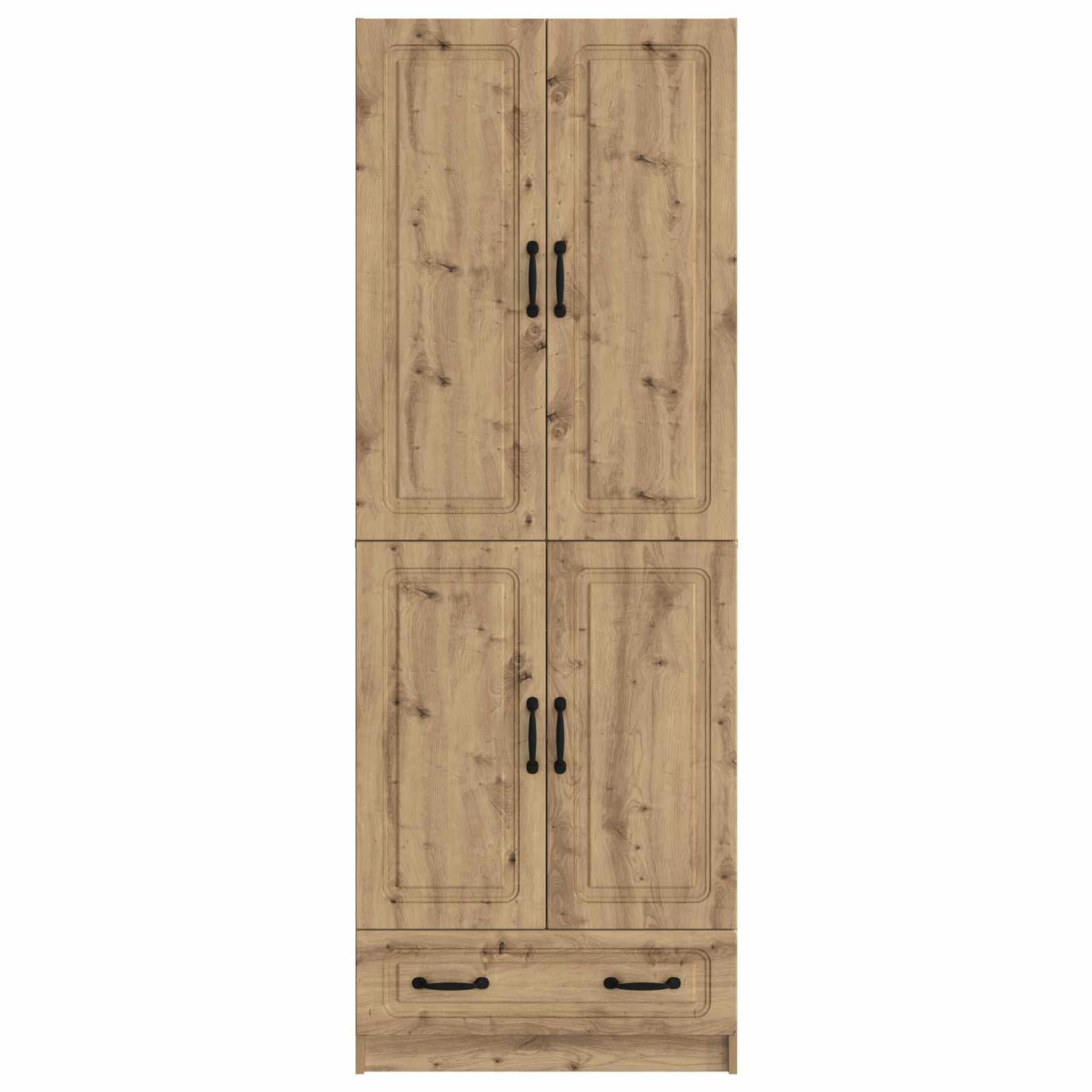 Kastenset 2 st Artisanaal eiken Bewerkt hout