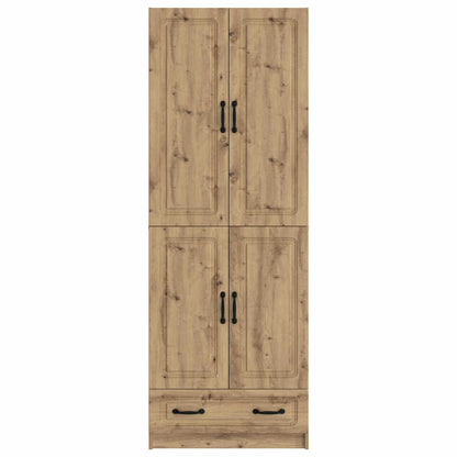 Kastenset 2 st Artisanaal eiken Bewerkt hout