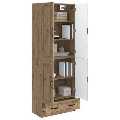 Kastenset 2 st Artisanaal eiken Bewerkt hout
