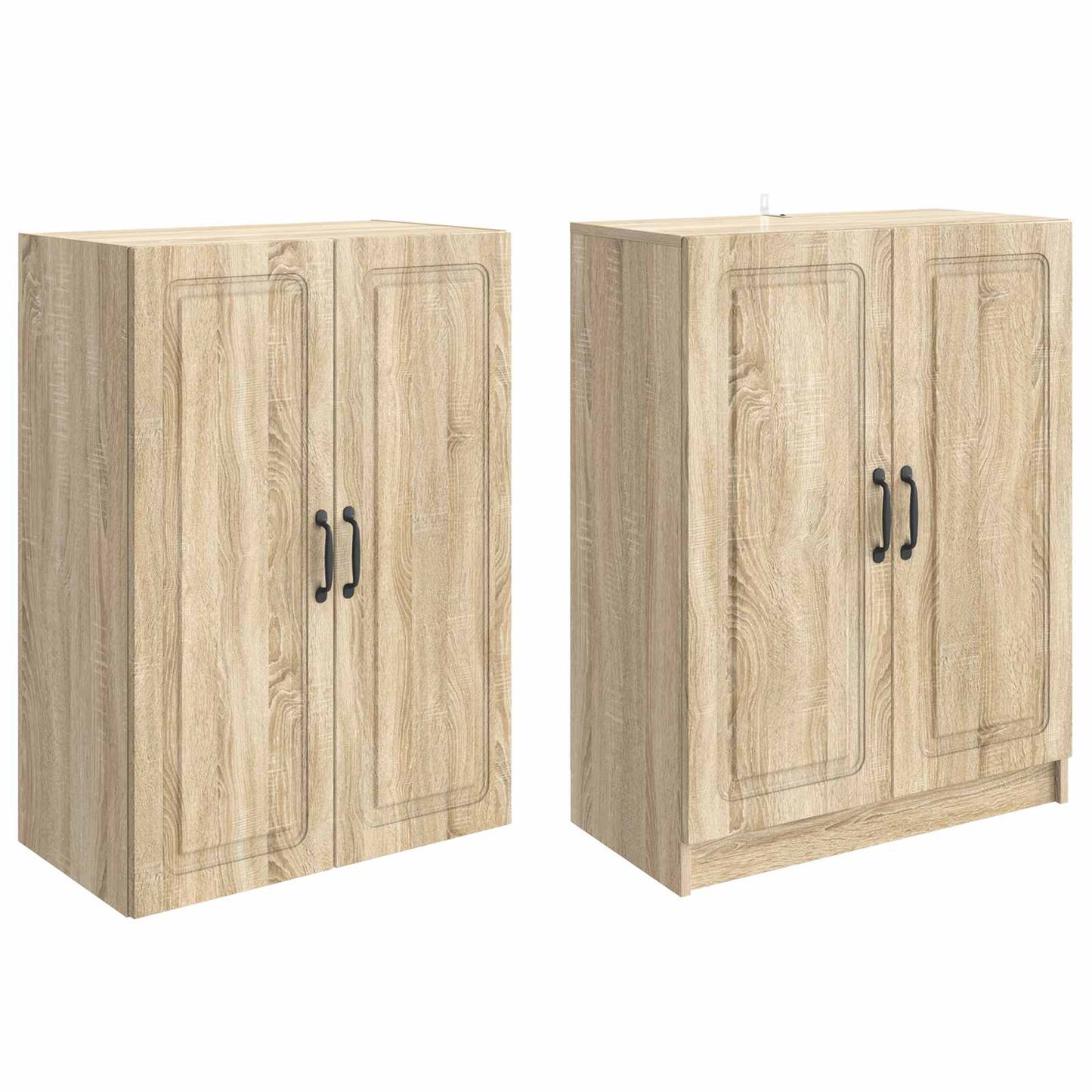 Kastenset 2 st Sonoma Eiken Bewerkt hout
