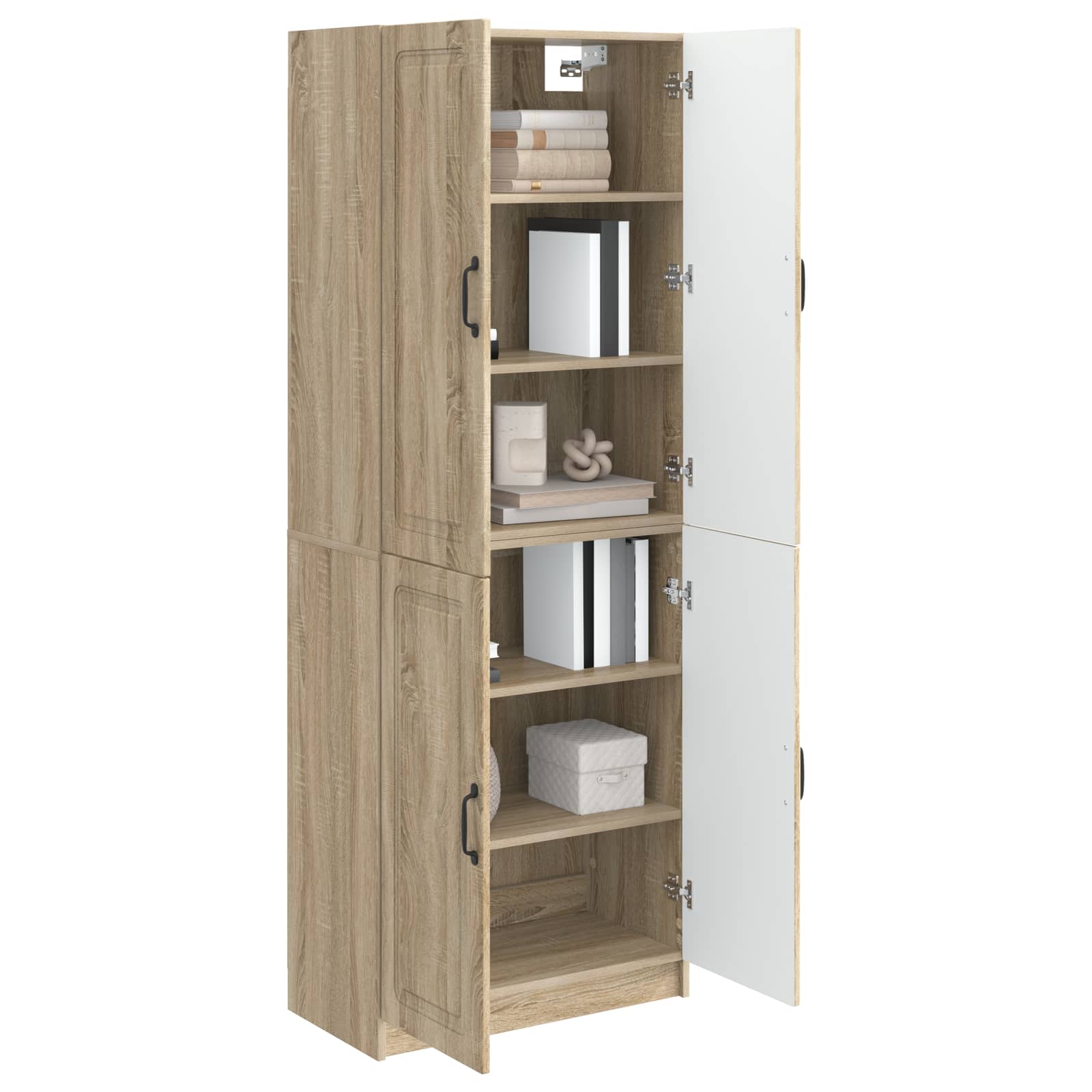 Kastenset 2 st Sonoma Eiken Bewerkt hout