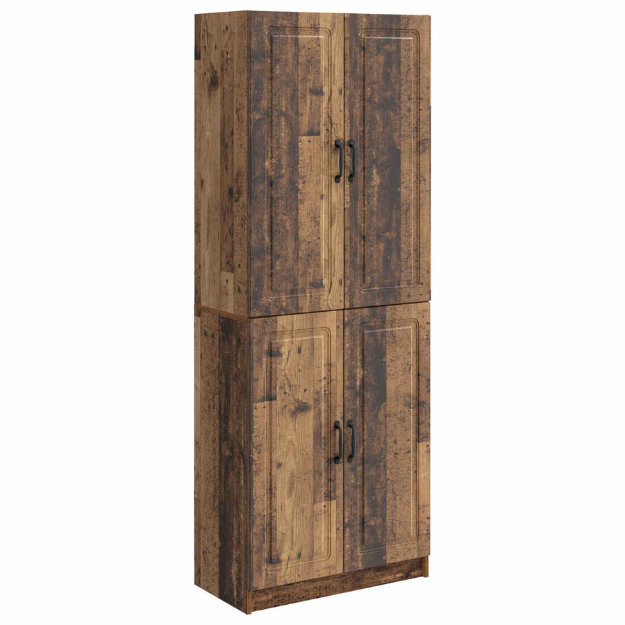 Kastenset 2 st Bewerkt hout