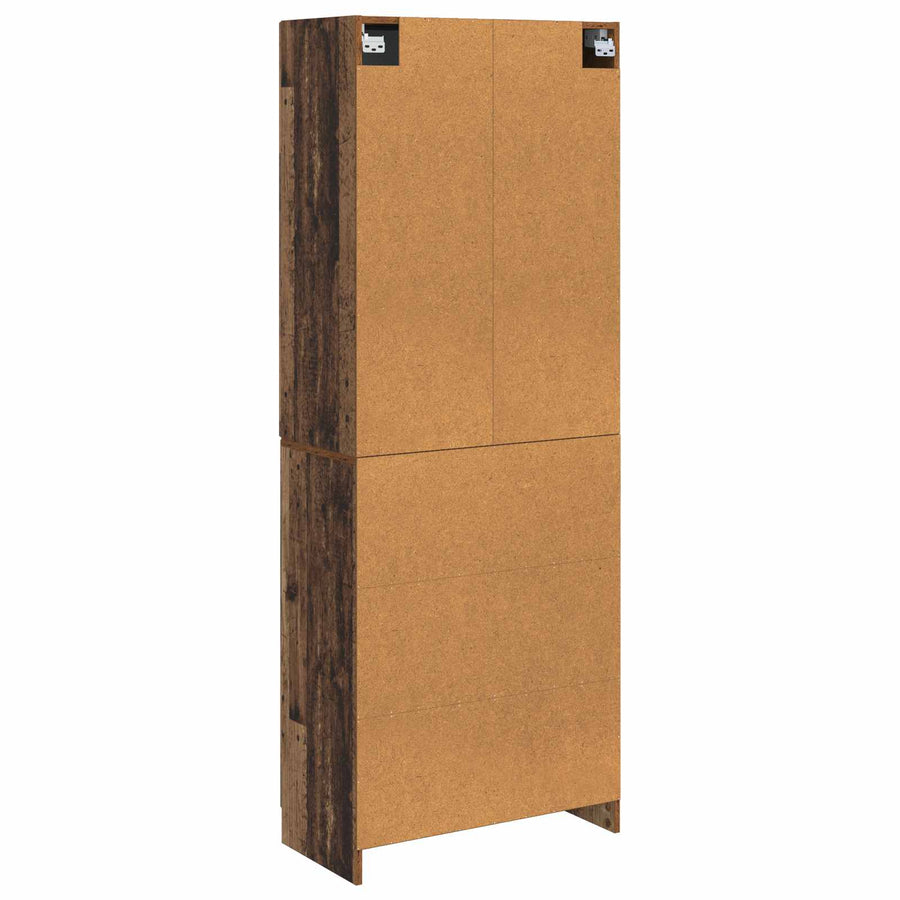Kastenset 2 st Bewerkt hout