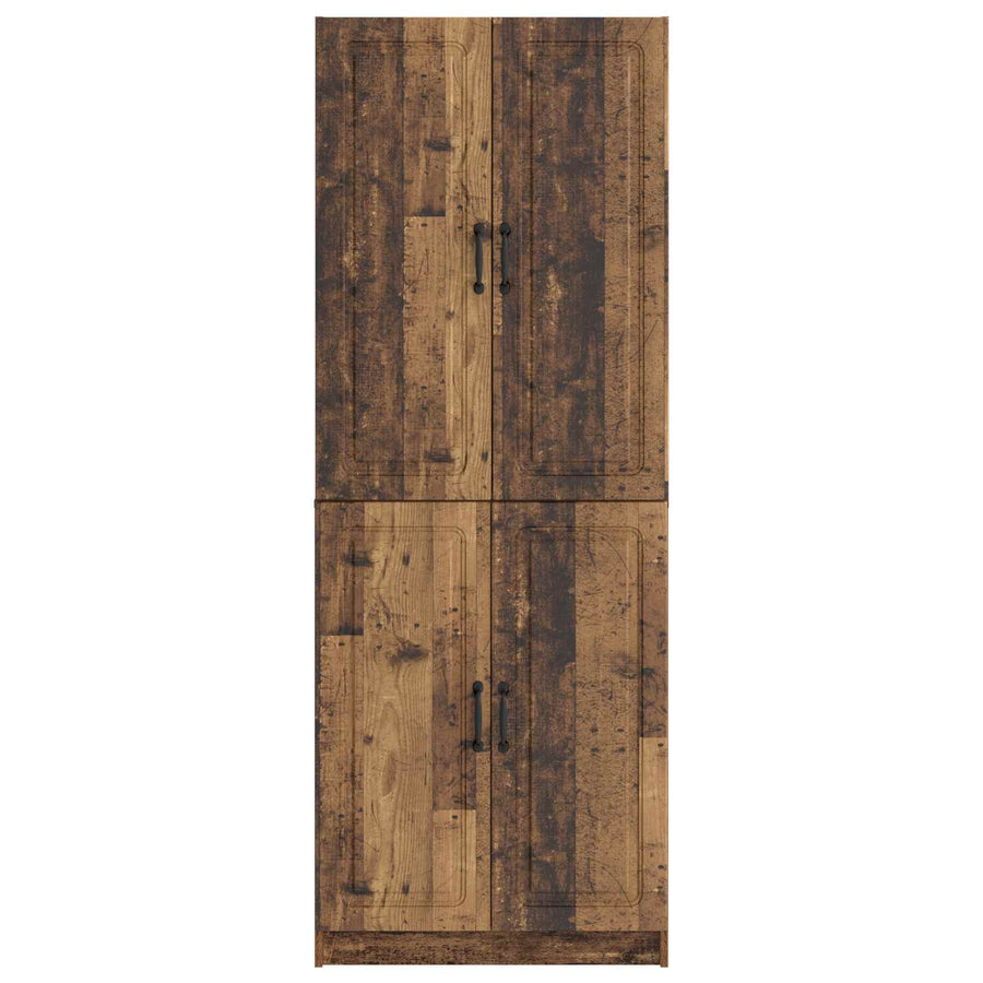 Kastenset 2 st Bewerkt hout