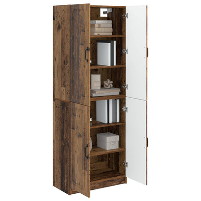 Kastenset 2 st Bewerkt hout