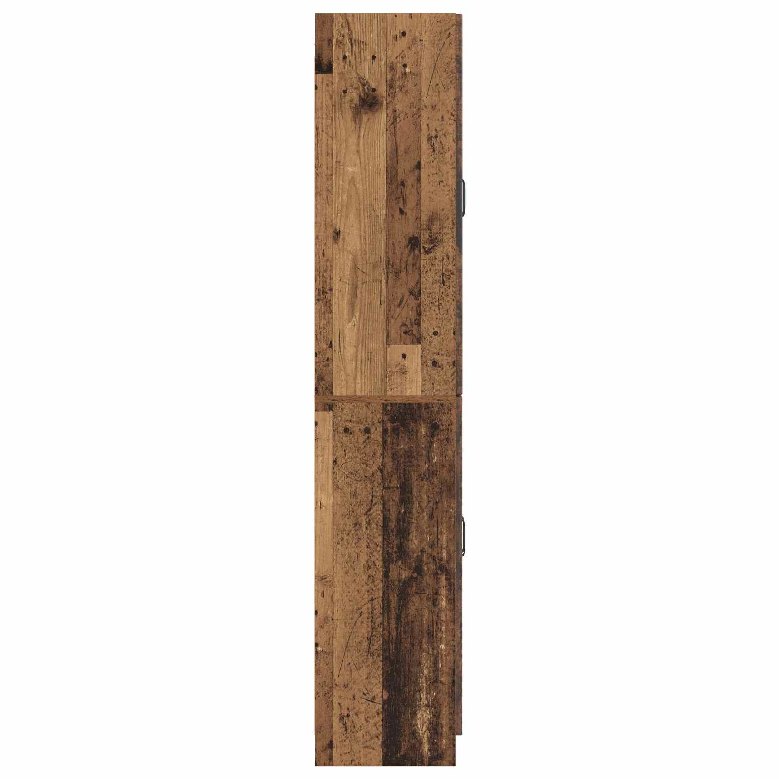 Kastenset 2 st Bewerkt hout