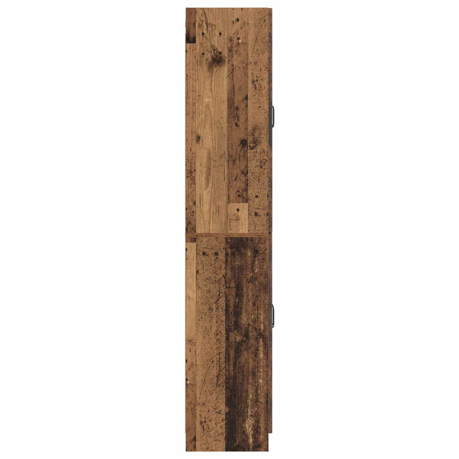 Kastenset 2 st Bewerkt hout