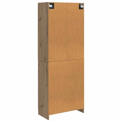 Kastenset 2 st Bewerkt hout