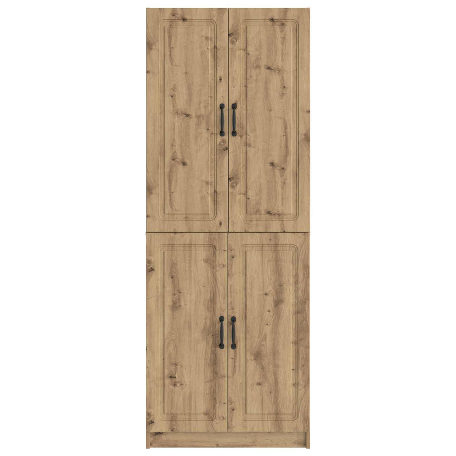 Kastenset 2 st Bewerkt hout