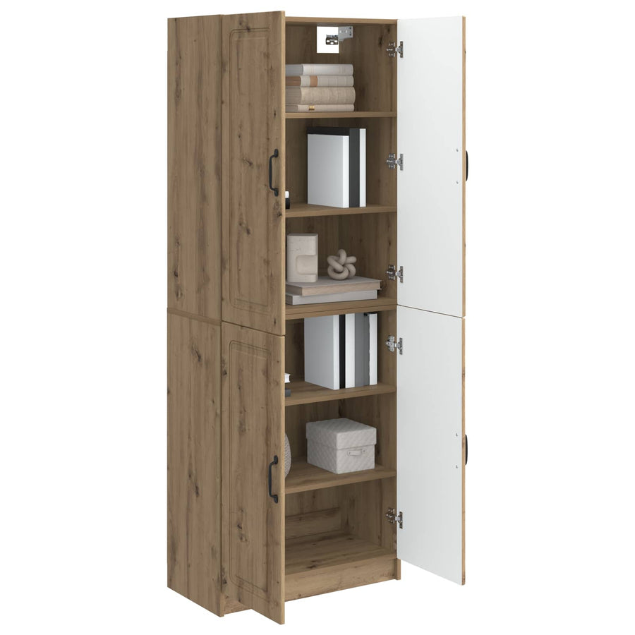 Kastenset 2 st Bewerkt hout