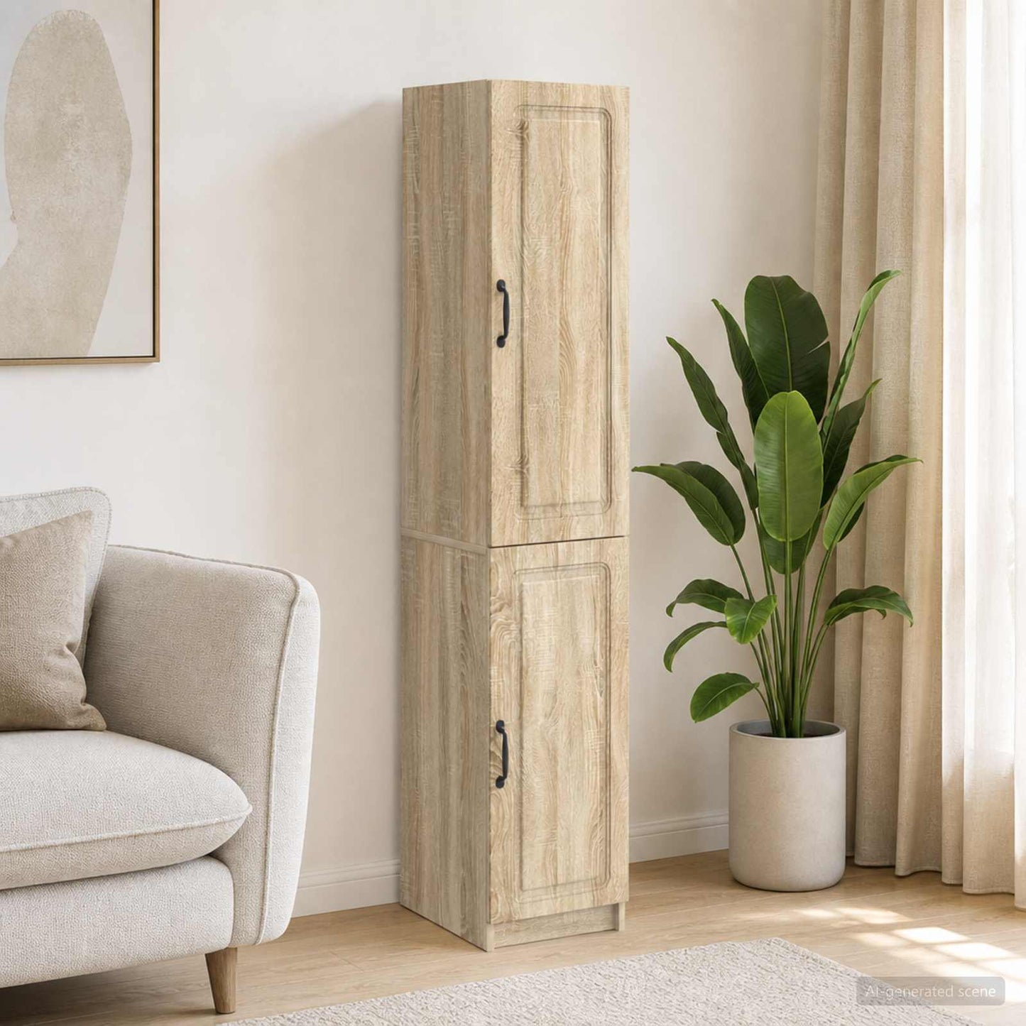 Kastenset 2 st Sonoma Eiken Bewerkt hout