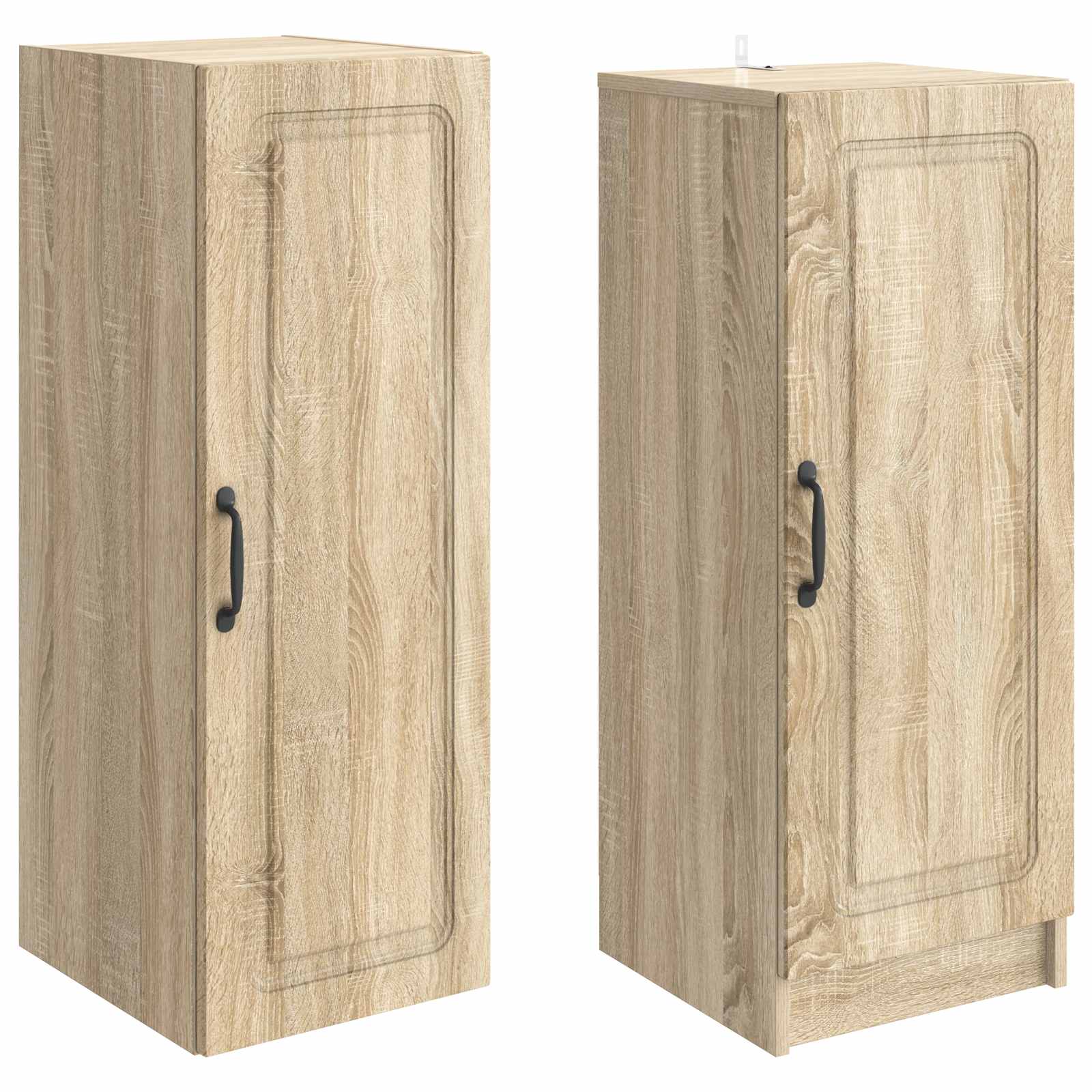 Kastenset 2 st Sonoma Eiken Bewerkt hout