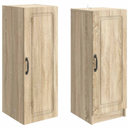 Kastenset 2 st Sonoma Eiken Bewerkt hout