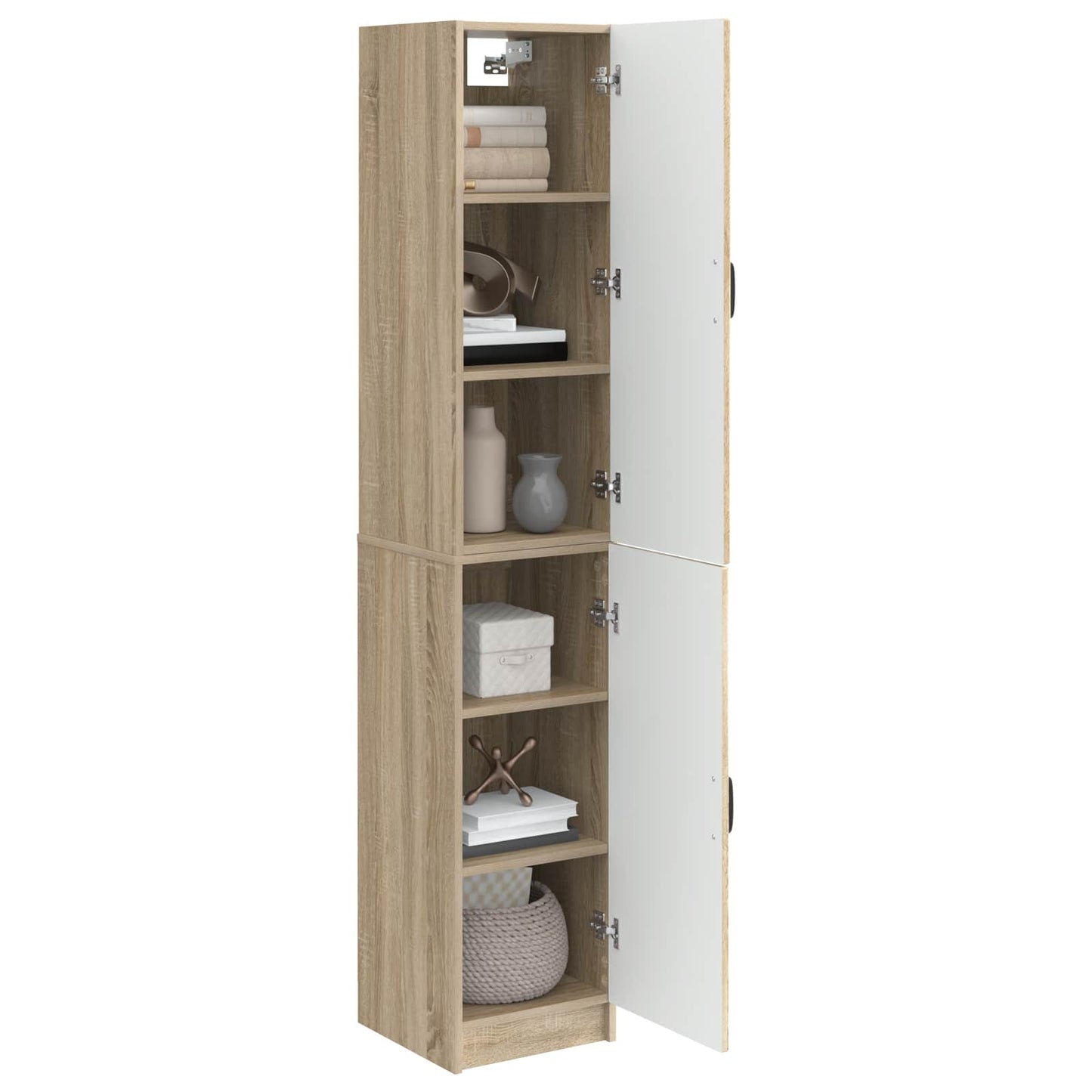 Kastenset 2 st Sonoma Eiken Bewerkt hout
