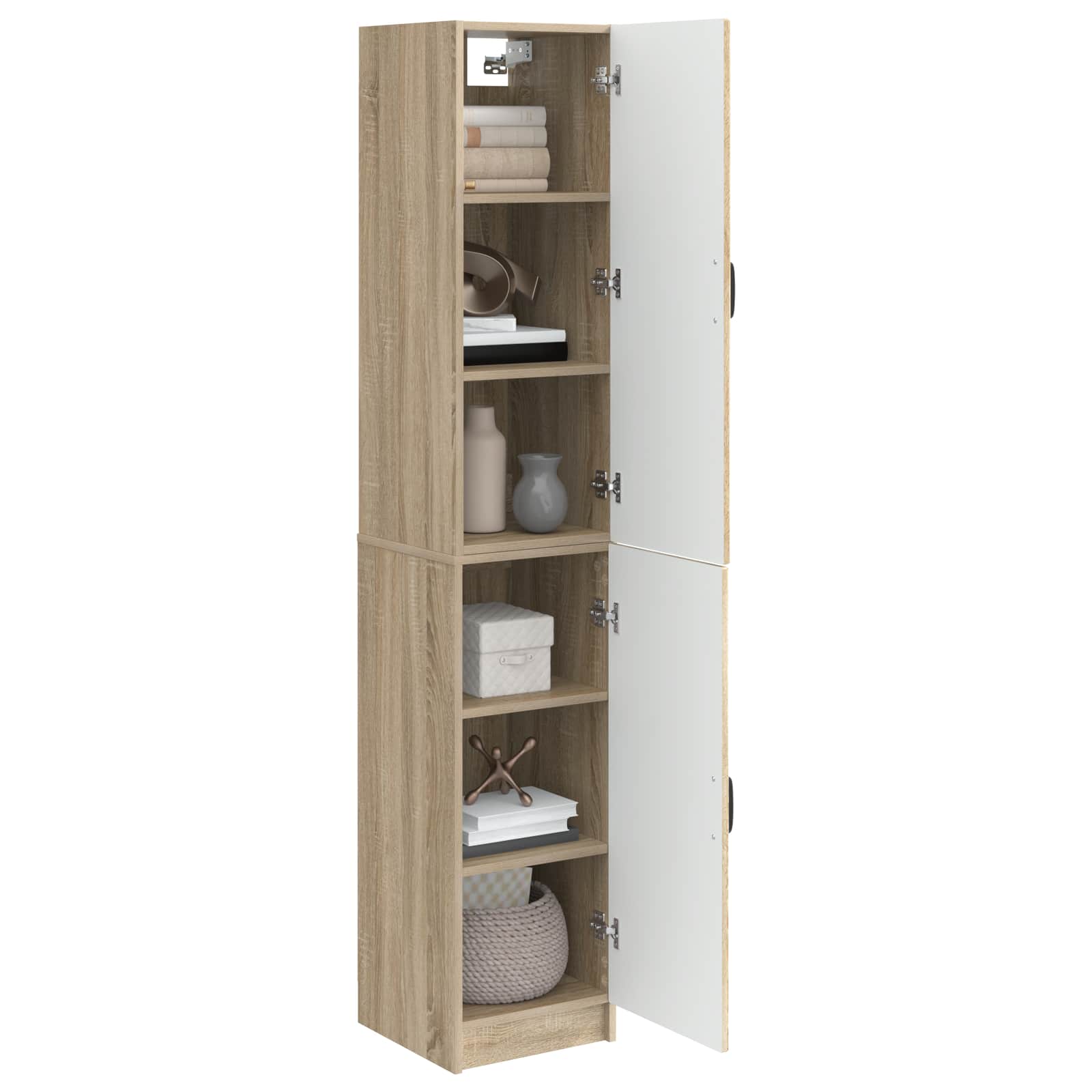Kastenset 2 st Sonoma Eiken Bewerkt hout