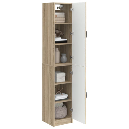 Kastenset 2 st Sonoma Eiken Bewerkt hout