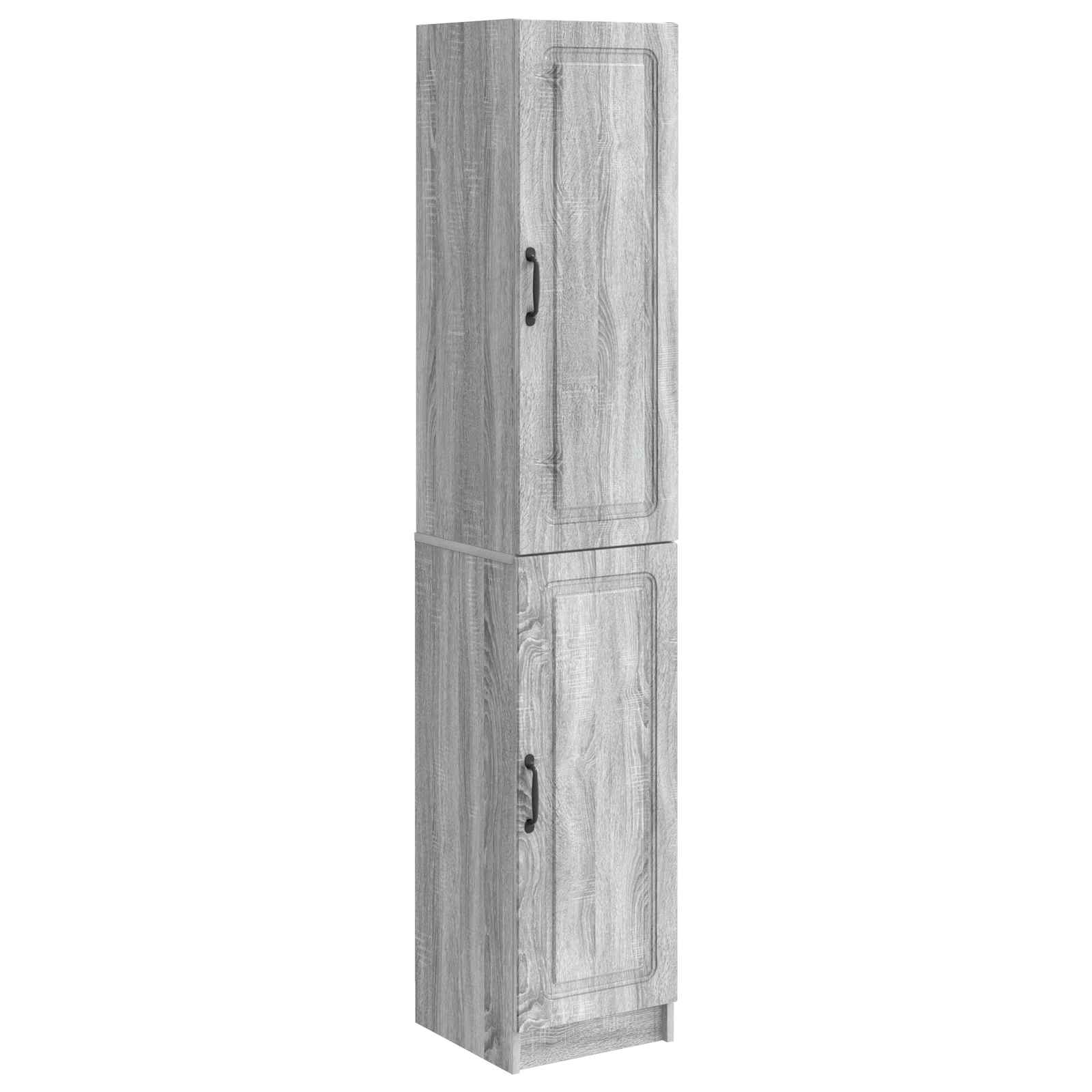 Kastenset 2 st Grijs Sonoma Bewerkt hout
