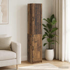 Kastenset 2 st bewerkt hout oud hout