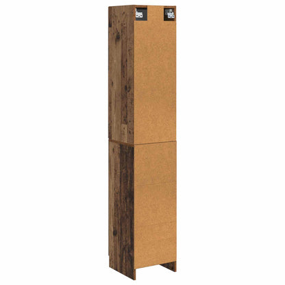 Kastenset 2 st Oud hout Bewerkt hout