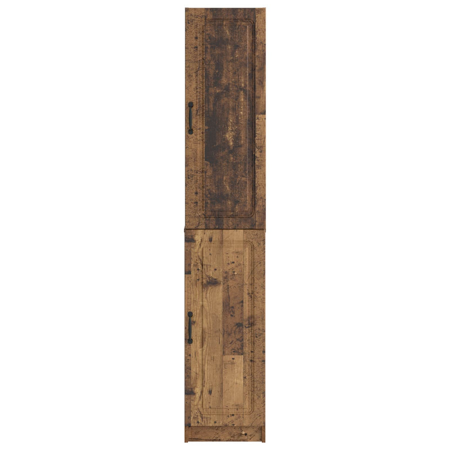 Kastenset 2 st Oud hout Bewerkt hout
