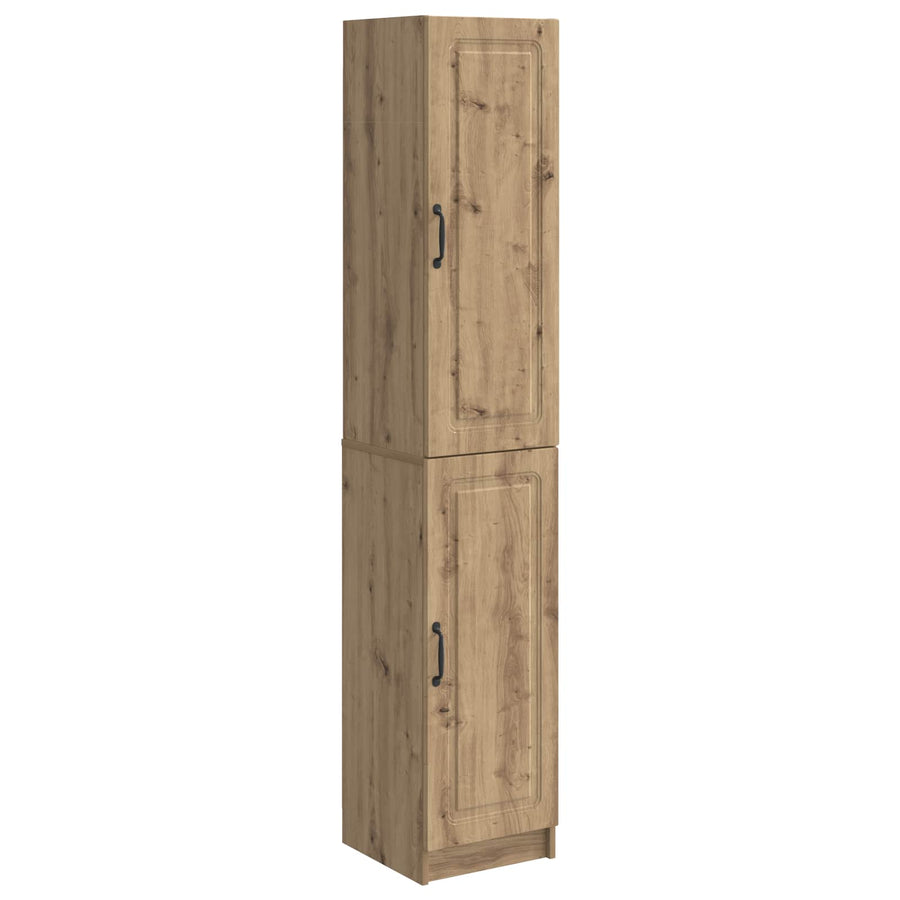 Kastenset 2 st Artisanaal eiken Bewerkt hout