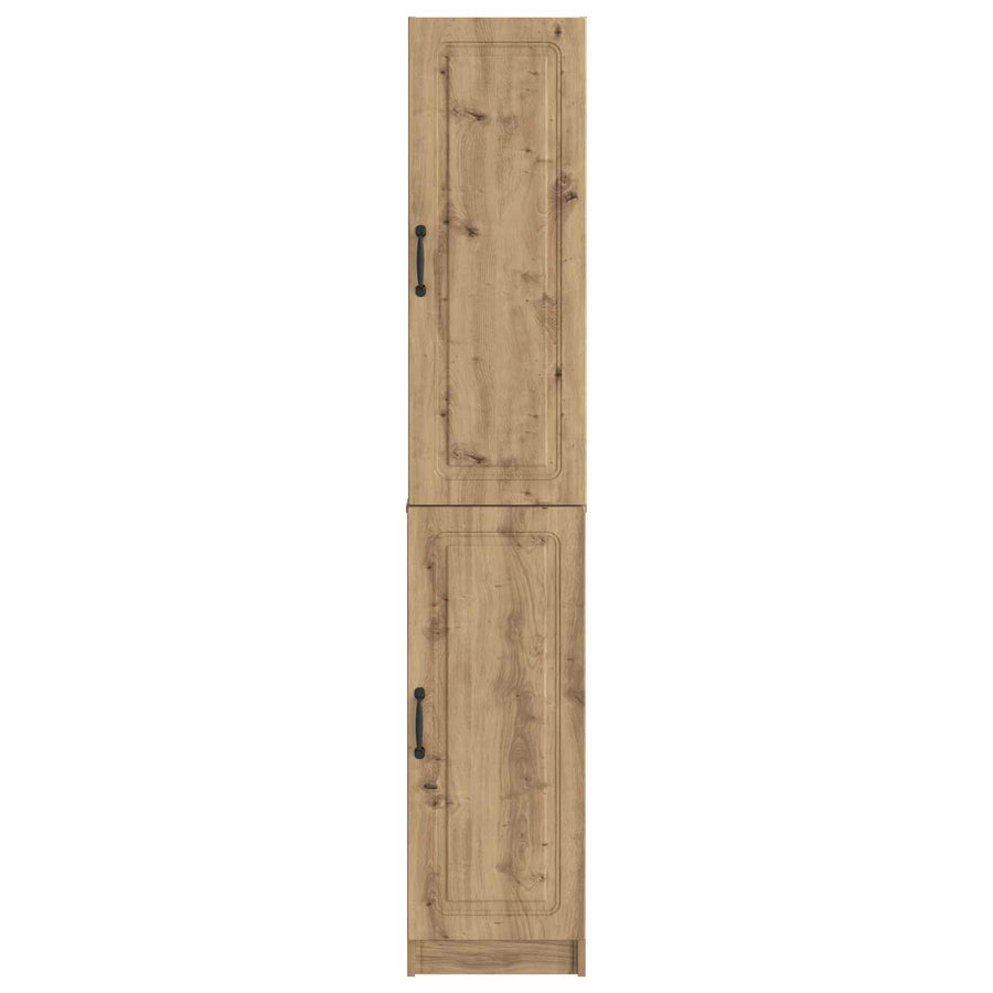 Kastenset 2 st Artisanaal eiken Bewerkt hout