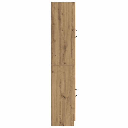 Kastenset 2 st Artisanaal eiken Bewerkt hout