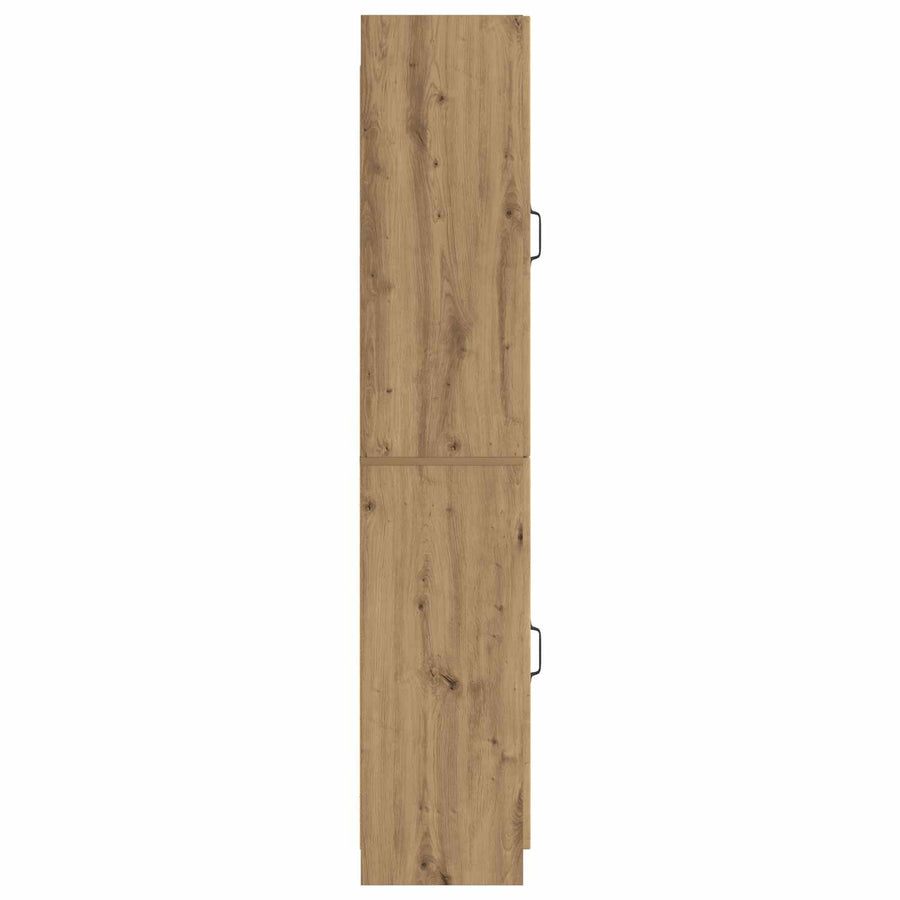 Kastenset 2 st Artisanaal eiken Bewerkt hout