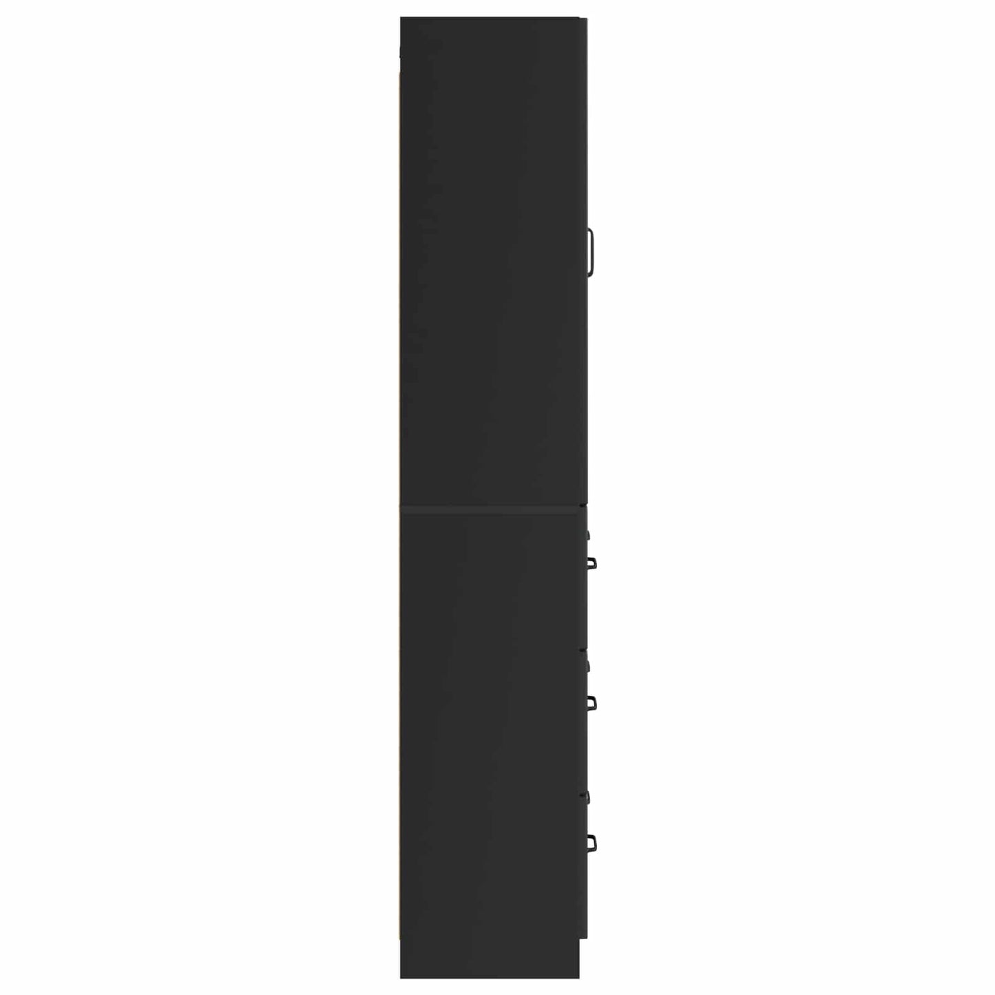 Kastenset 2 pcs Zwart 66 x 34,5 x 87 cm Bewerkt hout