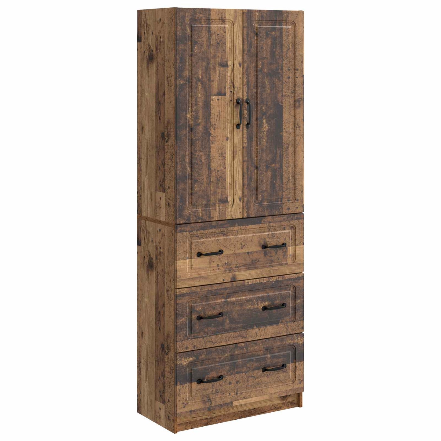 Kastenset 2 pcs Oud hout 66 x 34,5 x 87 cm Bewerkt hout