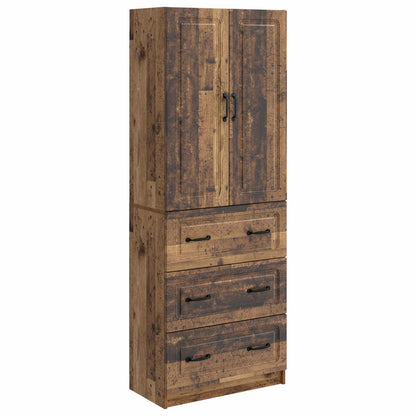 Kastenset 2 pcs Oud hout 66 x 34,5 x 87 cm Bewerkt hout
