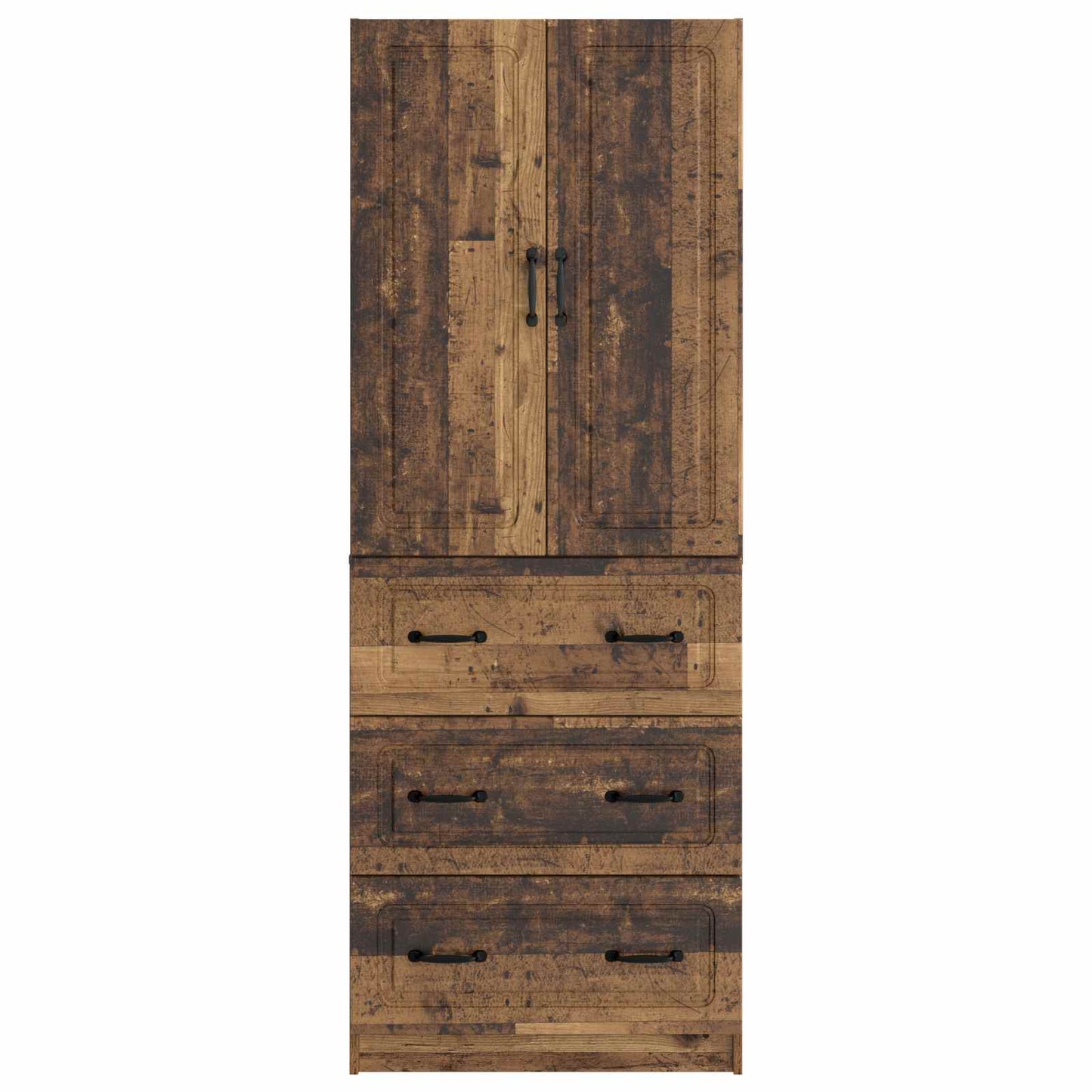Kastenset 2 pcs Oud hout 66 x 34,5 x 87 cm Bewerkt hout
