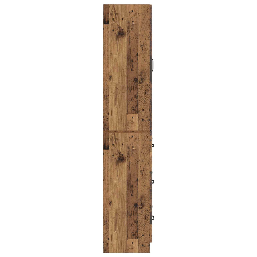Kastenset 2 pcs Oud hout 66 x 34,5 x 87 cm Bewerkt hout