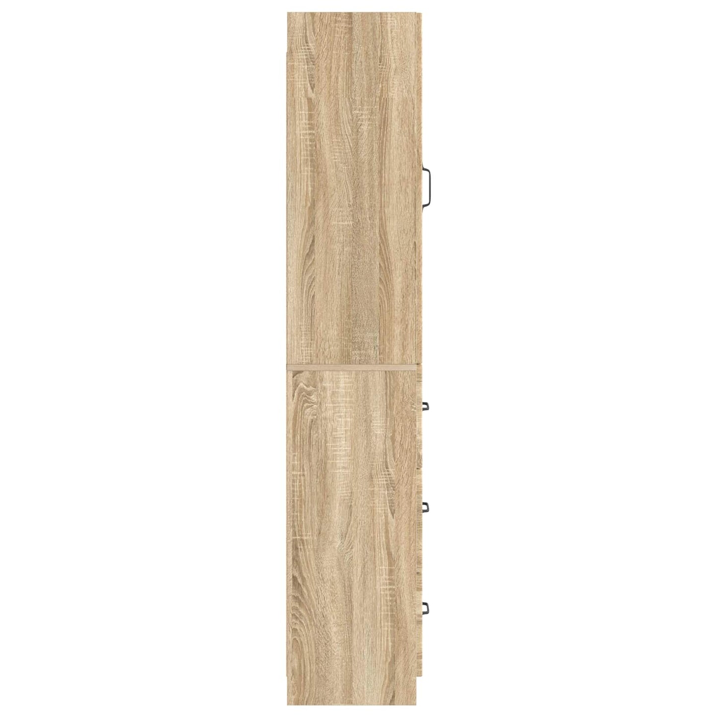 Kastenset 2 pcs Sonoma Eiken 33 x 34,5 x 87 cm Bewerkt hout