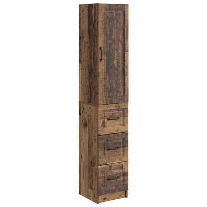 Kastenset 2 pcs Oud hout 33 x 34,5 x 87 cm Bewerkt hout