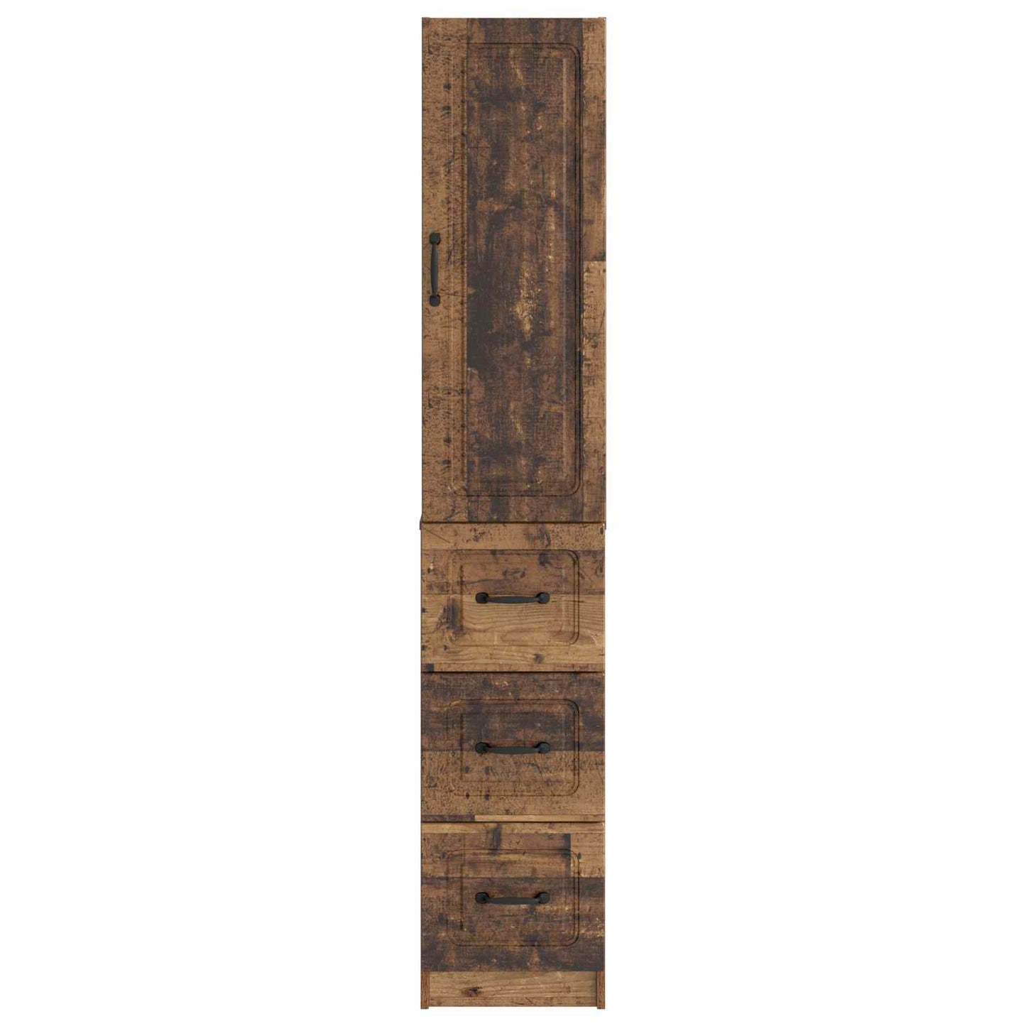 Kastenset 2 pcs Oud hout 33 x 34,5 x 87 cm Bewerkt hout