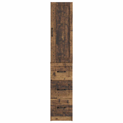 Kastenset 2 pcs Oud hout 33 x 34,5 x 87 cm Bewerkt hout