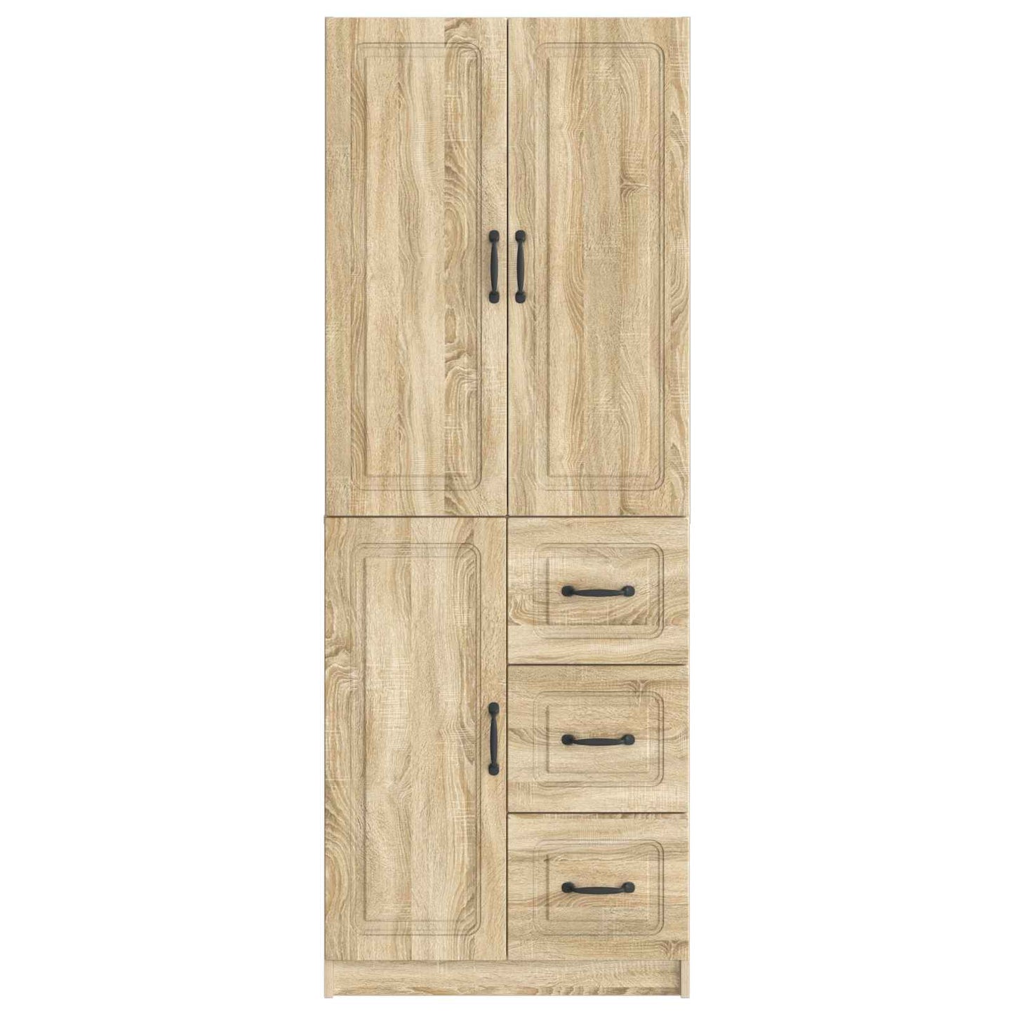 Kastenset 2 st Sonoma Eiken Bewerkt hout
