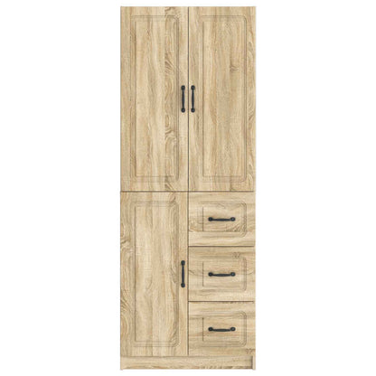 Kastenset 2 st Sonoma Eiken Bewerkt hout