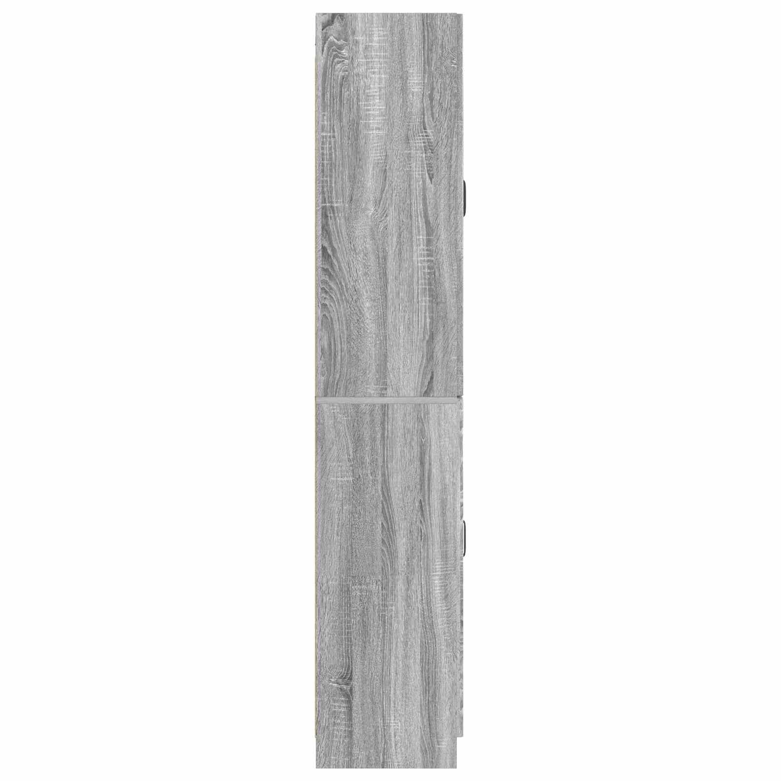 Kastenset 2 st Grijs Sonoma Bewerkt hout
