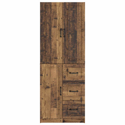 Kastenset 2 st Oud hout Bewerkt hout