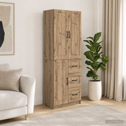 Kastenset 2 st Artisanaal eiken Bewerkt hout