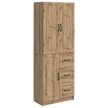 Kastenset 2 st Artisanaal eiken Bewerkt hout