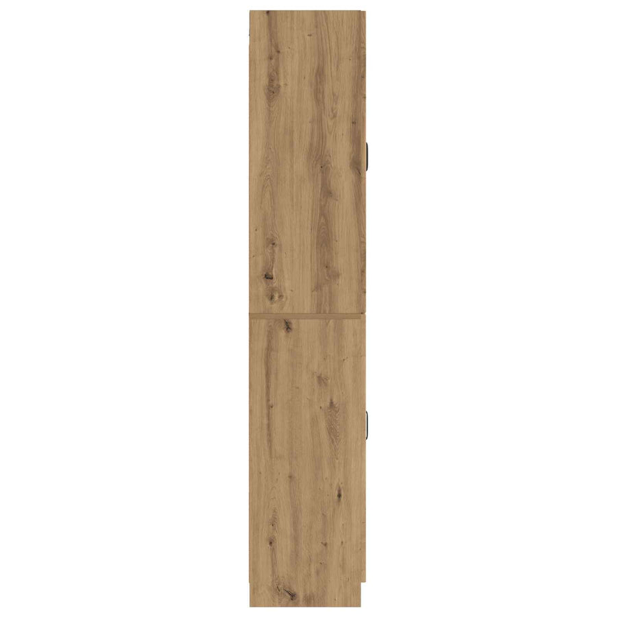 Kastenset 2 st Artisanaal eiken Bewerkt hout