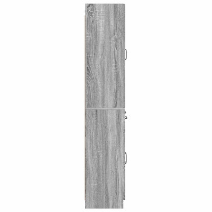 Kastenset 2 st Grijs Sonoma Bewerkt hout